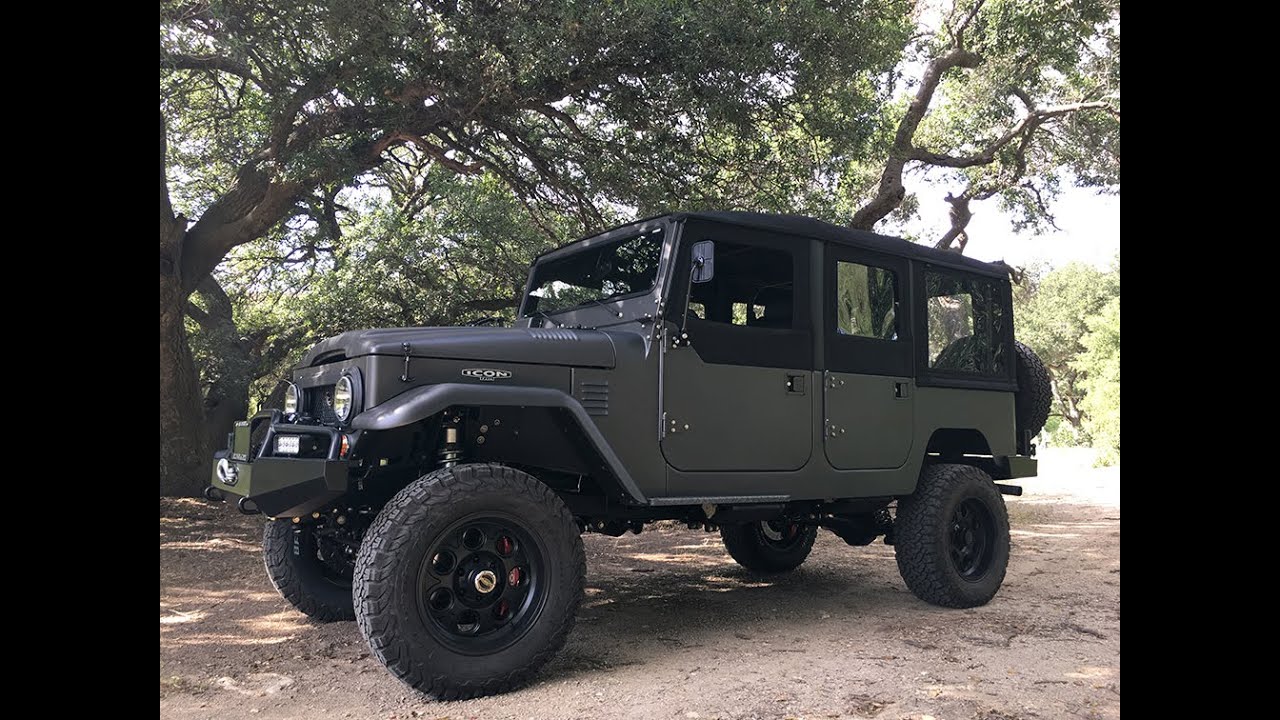 ICON FJ44 #101 New School Restored And Modified Toyota Land Cruiser FJ40