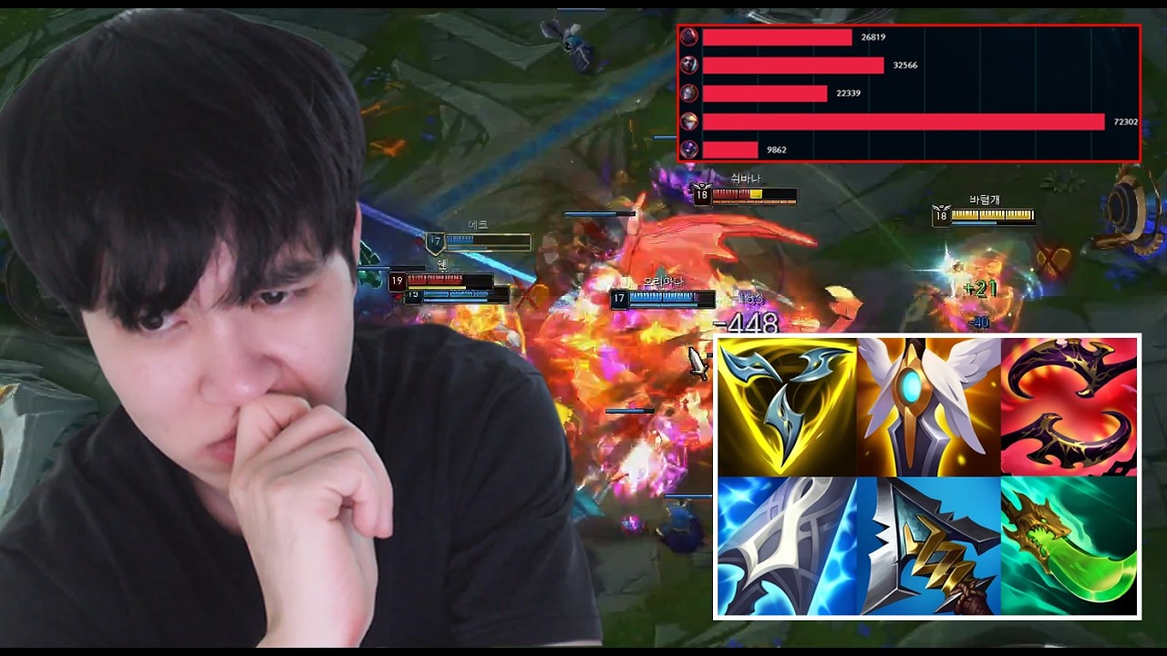딜량 72,000, 7코어 이즈리얼의 차력쇼