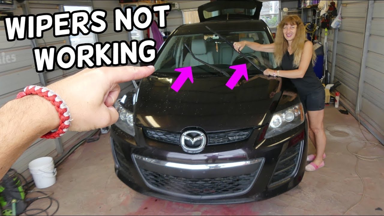 WINDSHIELD WIPERS NOT WORKING WASHER PUMP NOT WORKING MAZDA 2 3 5 6 CX-3 CX-5 CX-7