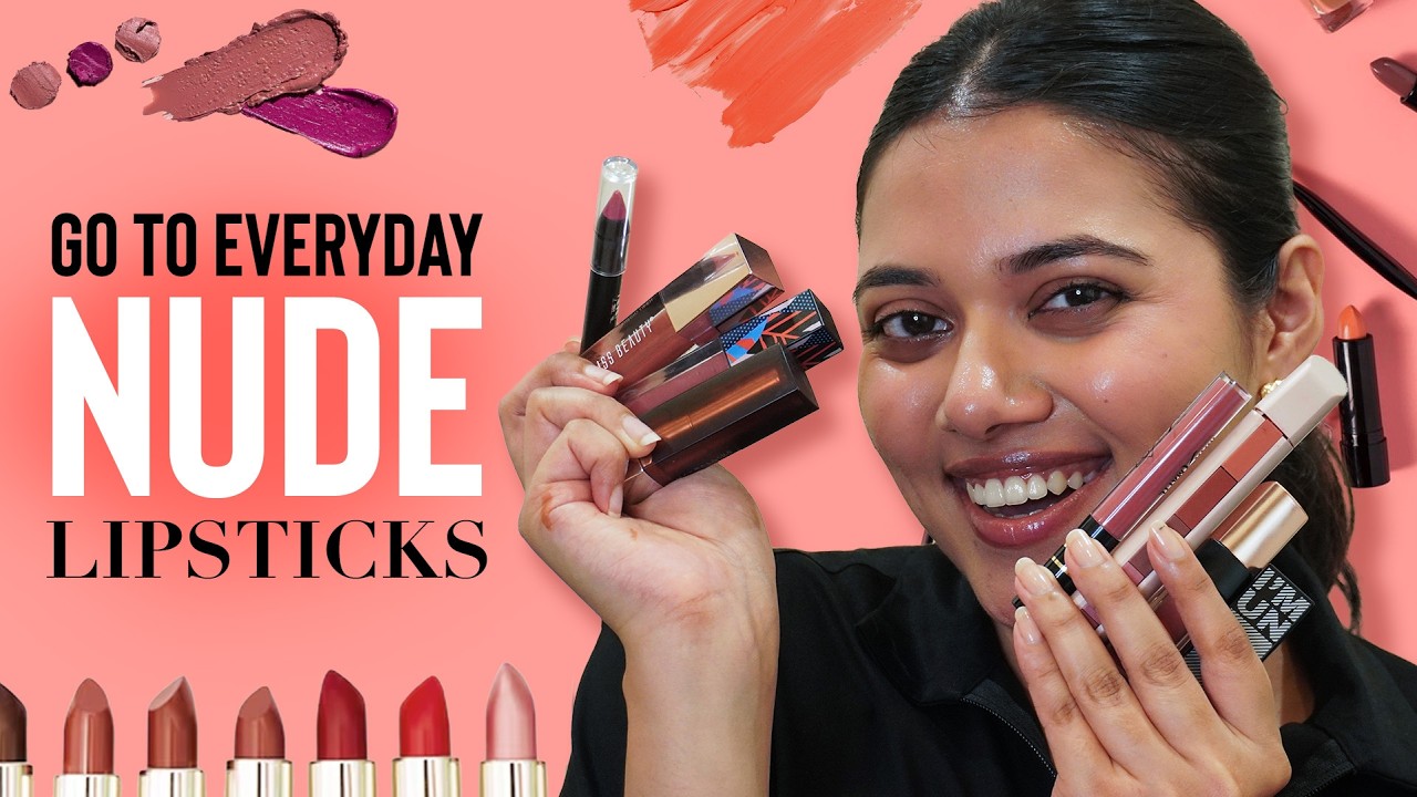 Go To Everyday NUDE LIPSTICKS | Reviewing & Swatching Pink and Brown Nudes | Malabar Mingle