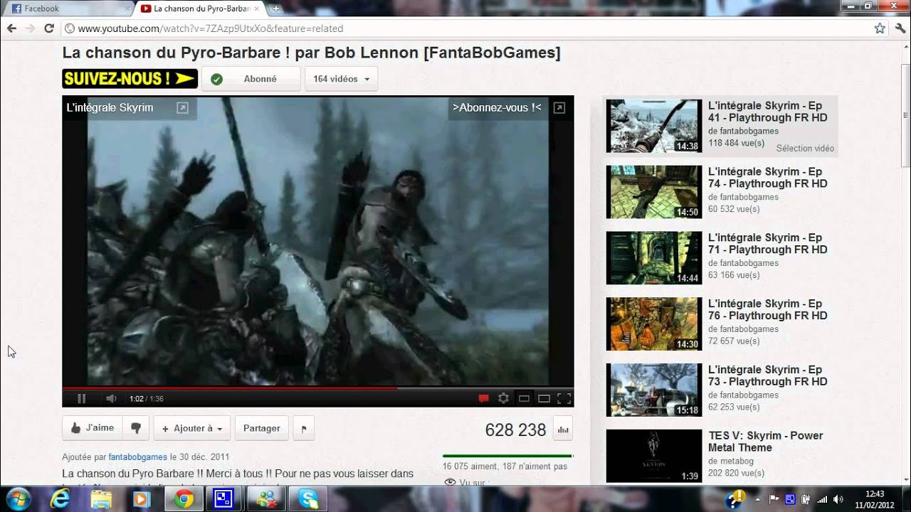 La chanson du PyroBarbare Bob Lennon