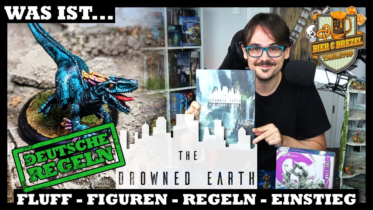 The Drowned Earth ist Action, Parkour und Dinosaurier | Tabletop Systemvorstellung