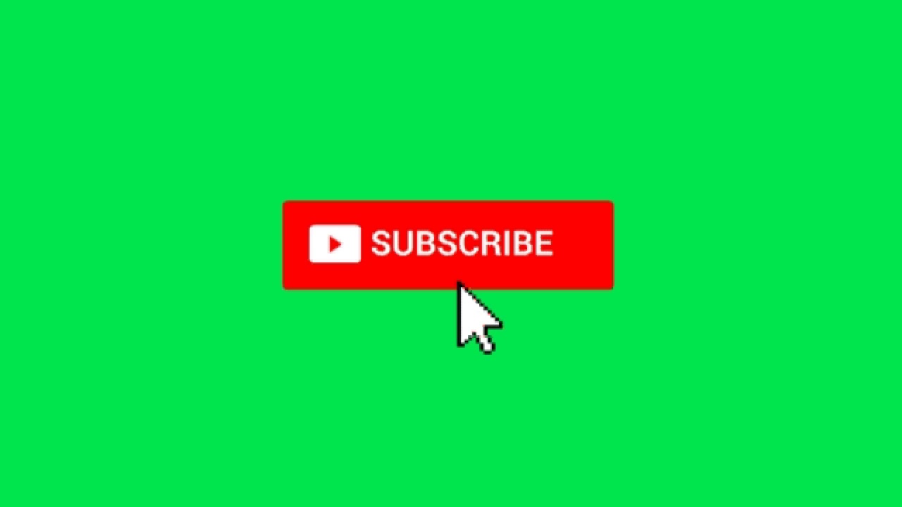 Free Animated Subscribe Button (Green Screen)