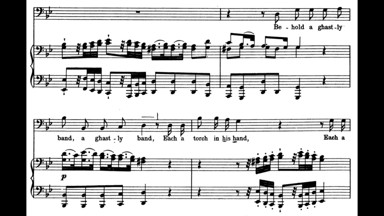 Revenge! Timotheus cries (Alexanderfest - G.F. Händel) Score Animation