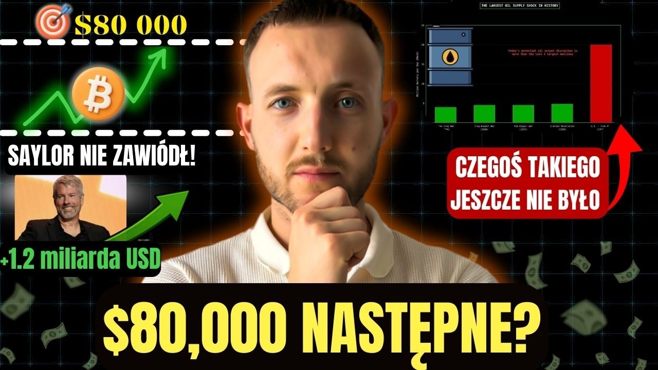 🚨 JEŻELI TO SIĘ WYDARZY BITCOIN MOŻE OSIĄGNĄĆ $80 000!