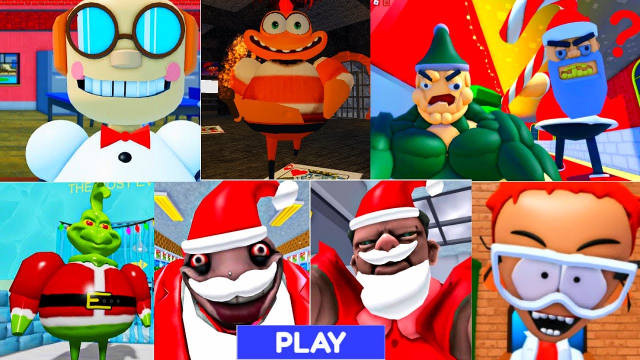 Roblox 6 SPEEDRUN Escape Obby, EMBARRASS PRISON RUN, EVIL SANTA PRISON ESCAPE, TIMMY'S SCHOOL ESCAPE