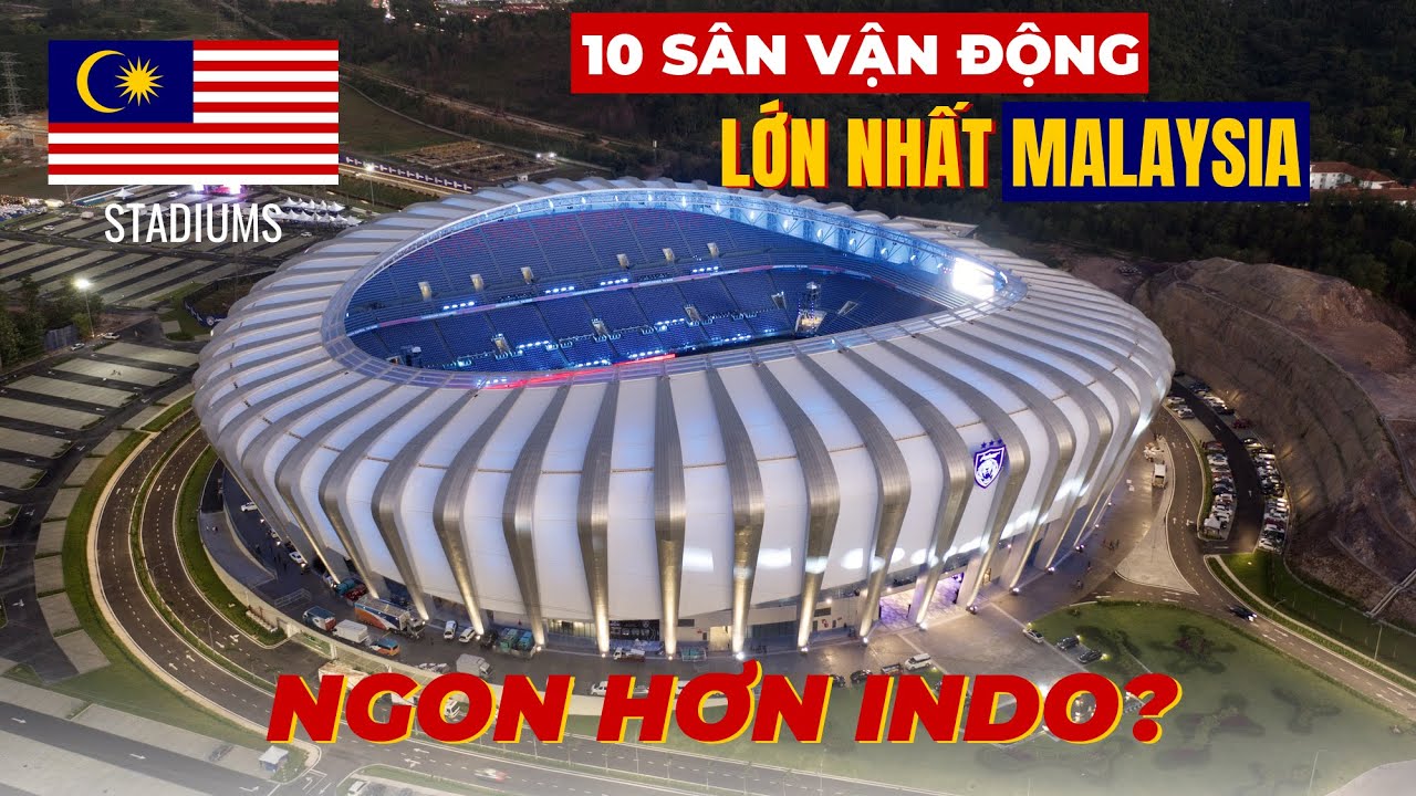 Top 10 Largest Stadiums in Malaysia | Stunning Football Arenas You Must See!
