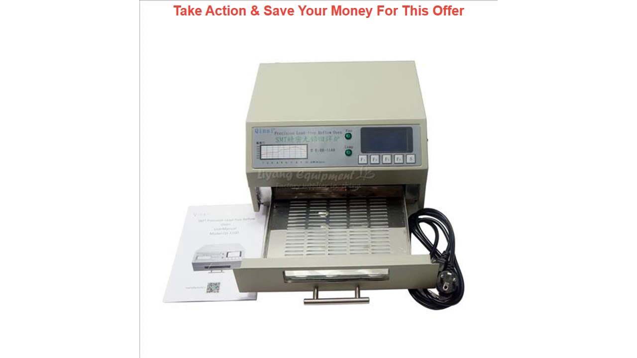 Top Lead-Free SMT Reflow Oven QS-5100 600W Desktop Automatic Bga solder station for SMD  Rework  18