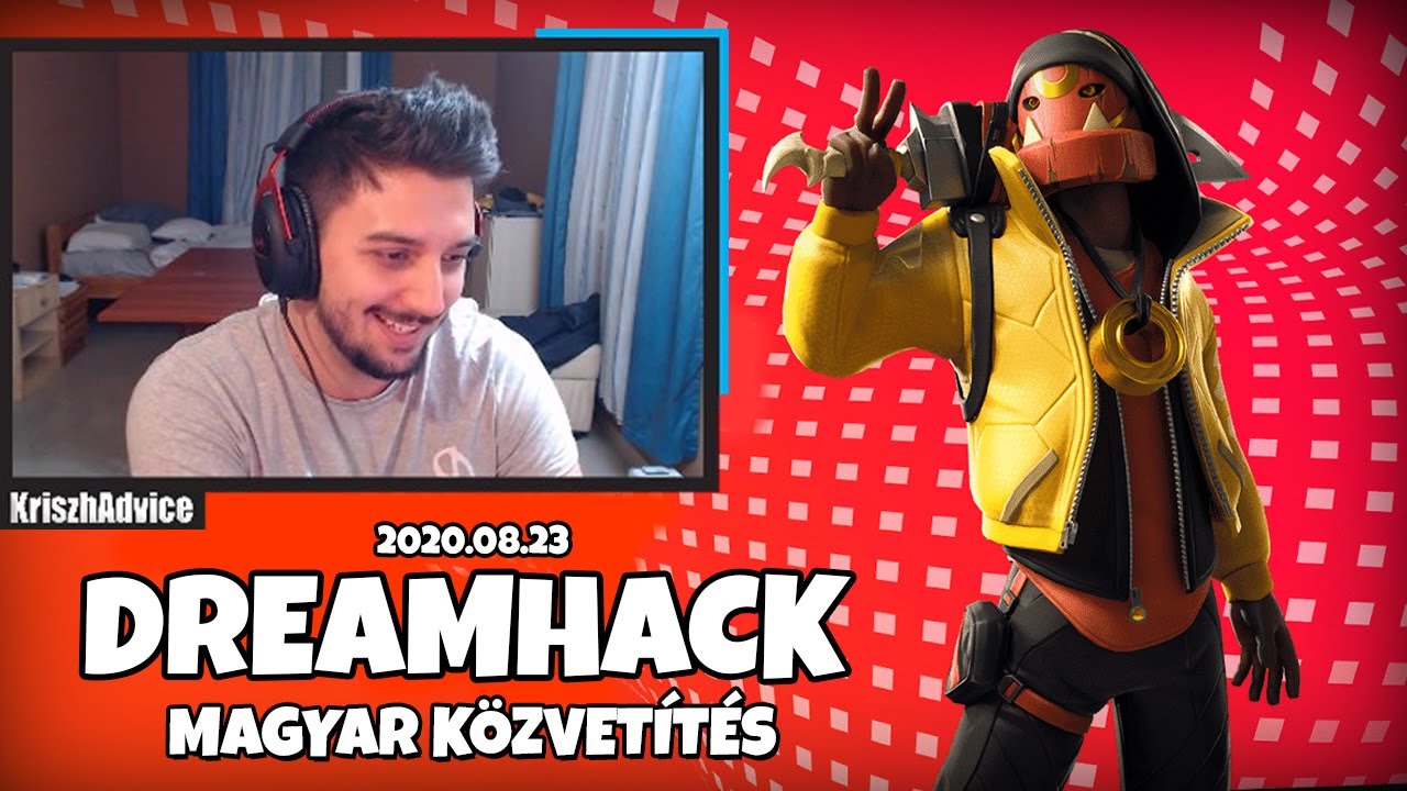 DREAMHACK OPEN FINALS MAGYAR KÖZVETÍTÉS | 2020.08.23 (Fortnite Battle Royale)