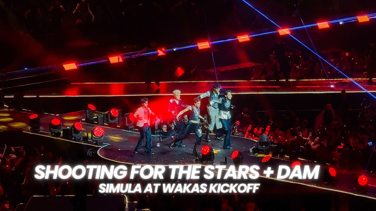 4K SIMULA AT WAKAS KICKOFF TOUR DAY1 SB19 | SHOOTING FOR THE STARS + DAM | PH ARENA 053125
