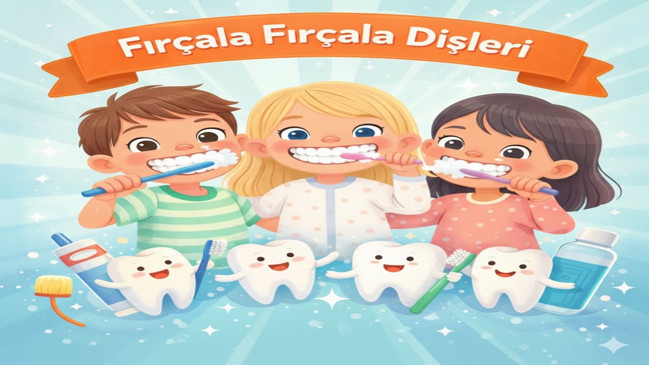 Fırçala Dişleri Parlasın I Çocuk Şarkısı I Eğitici Şarkılar I