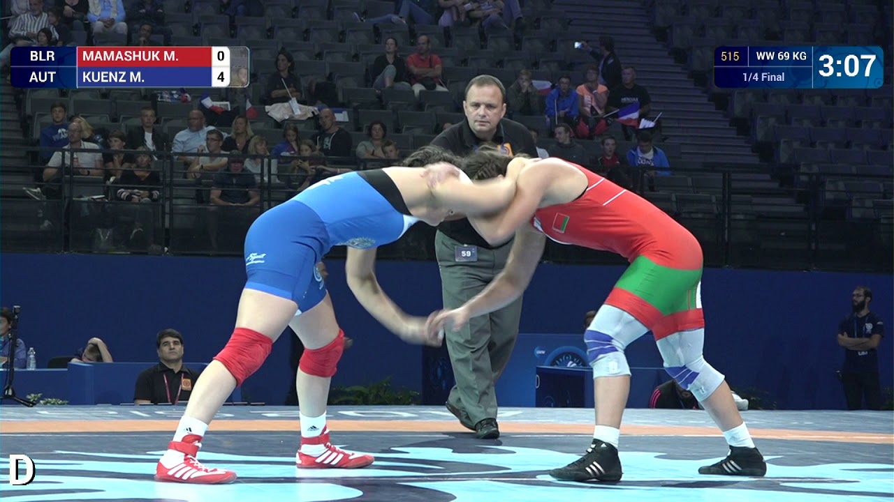 1/4 WW - 69 kg: M. KUENZ (AUT) df. M. MAMASHUK (BLR) by VPO1, 7-6