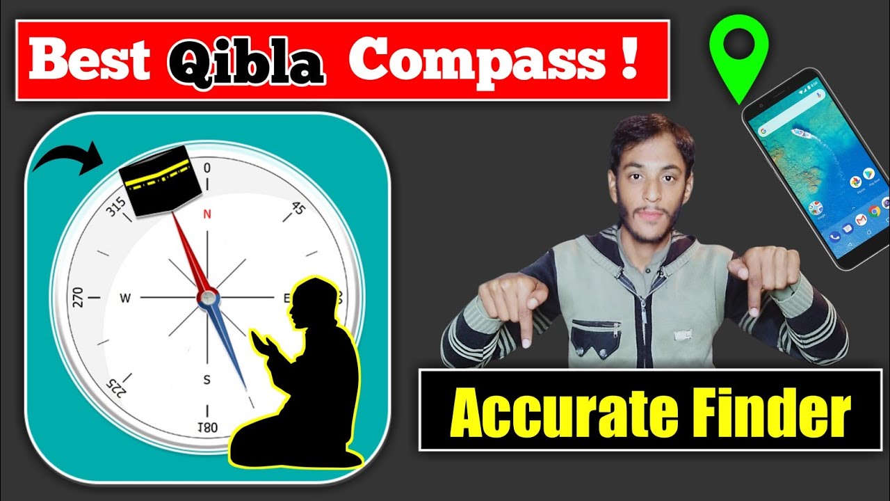 Qibla Direction Kaise Pata Kare | best qibla compass | how to find qibla direction from mobile