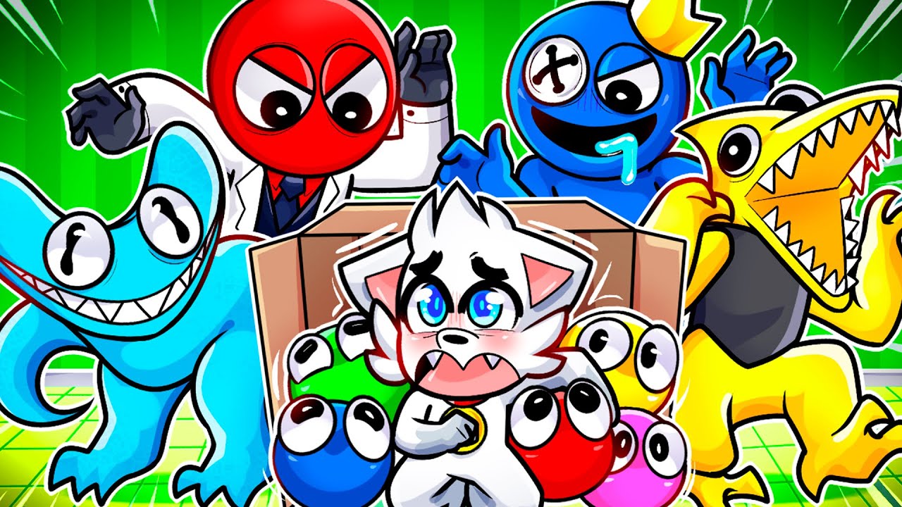 ¡Nos ESCONDEMOS de los NUEVOS RAINBOW FRIENDS! 🌈😱 Capitulo 2 - Alexy