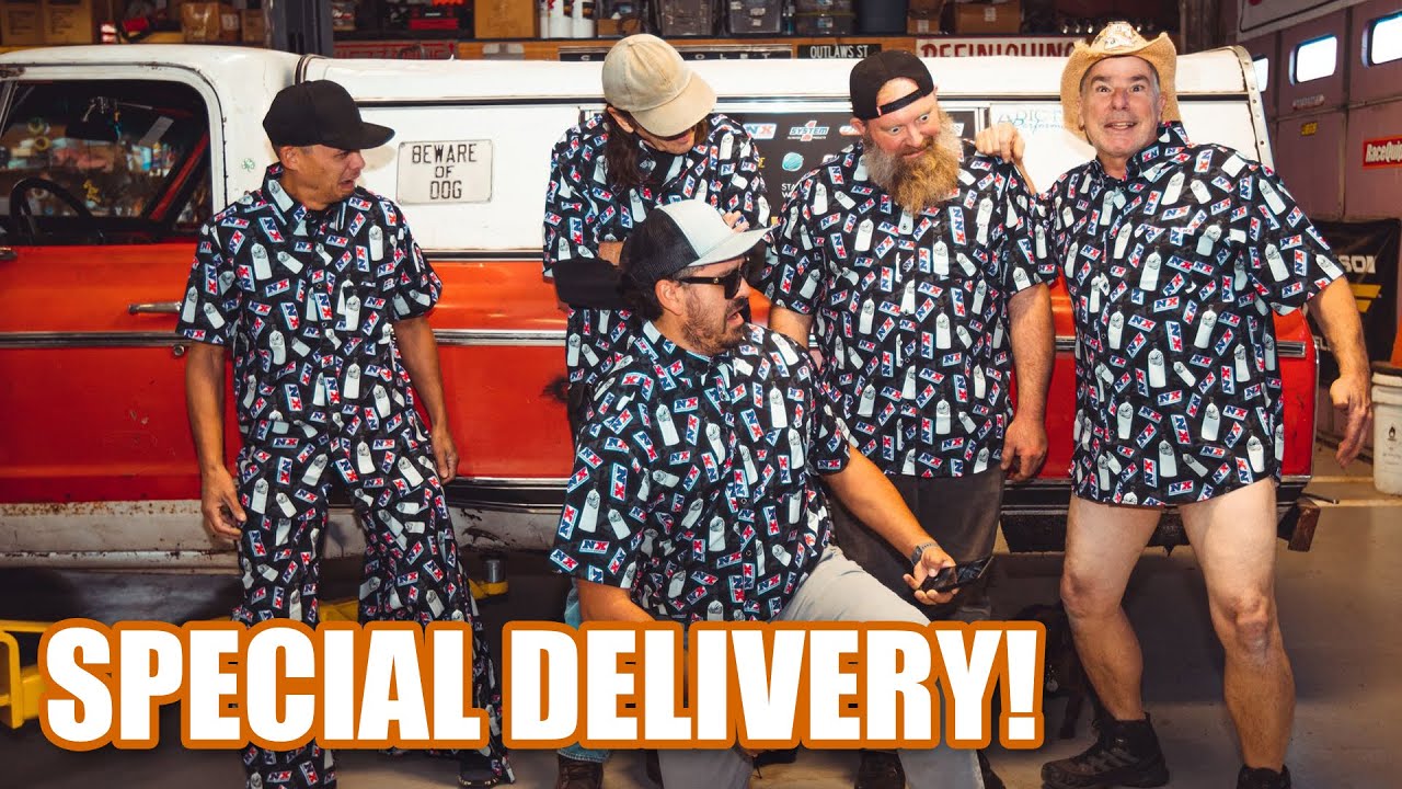 Brent with Nitrous Express brings Farmtruck a special delivery!