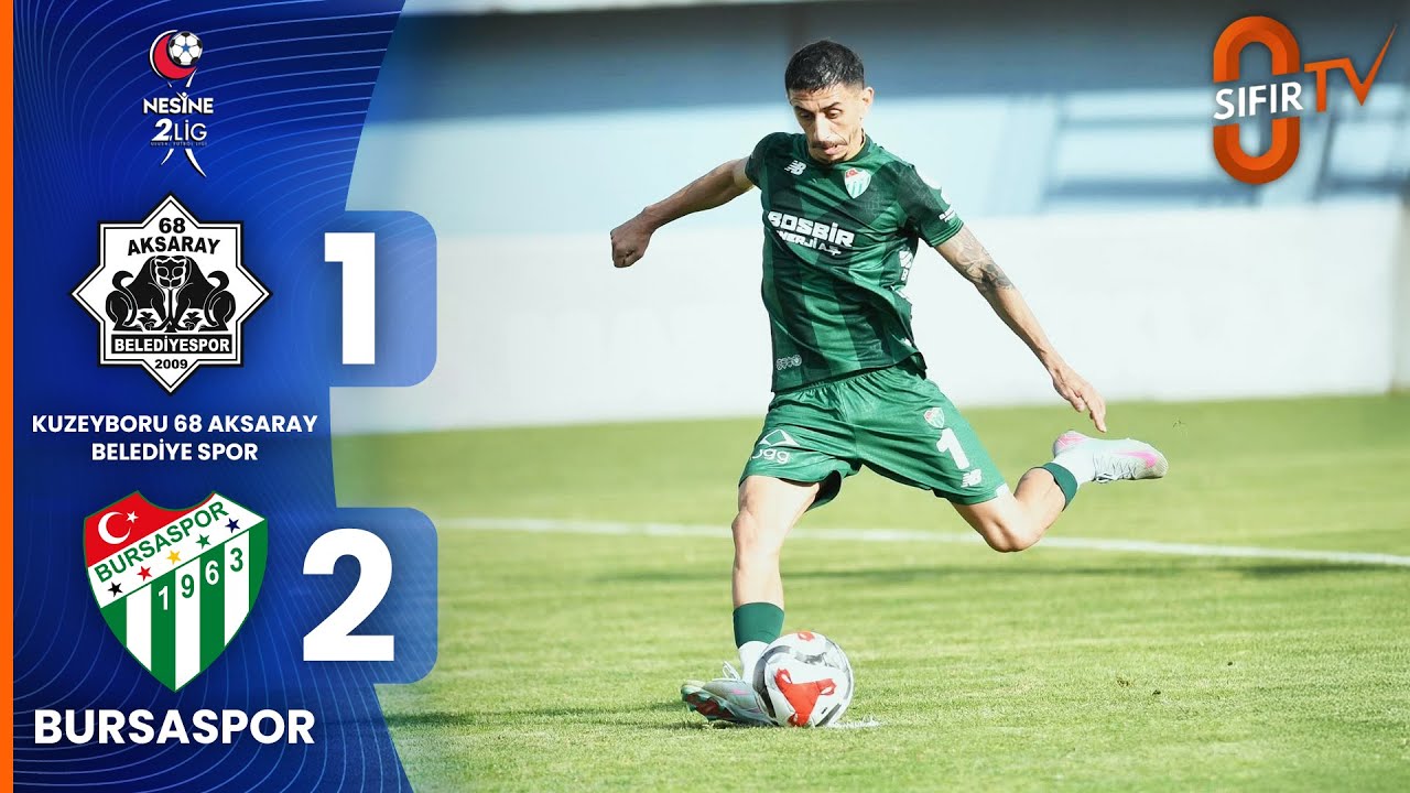 Kuzeyboru 68 Aksaray Belediye Spor (1 - 2) Bursaspor | Ma&ccedil; &Ouml;zeti