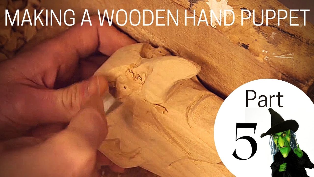 Making A Wooden Hand Puppet - Part 5