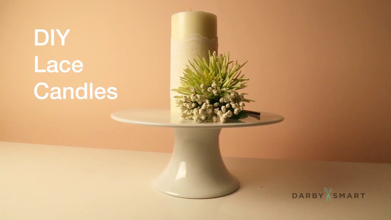 How-to: Lace Candle