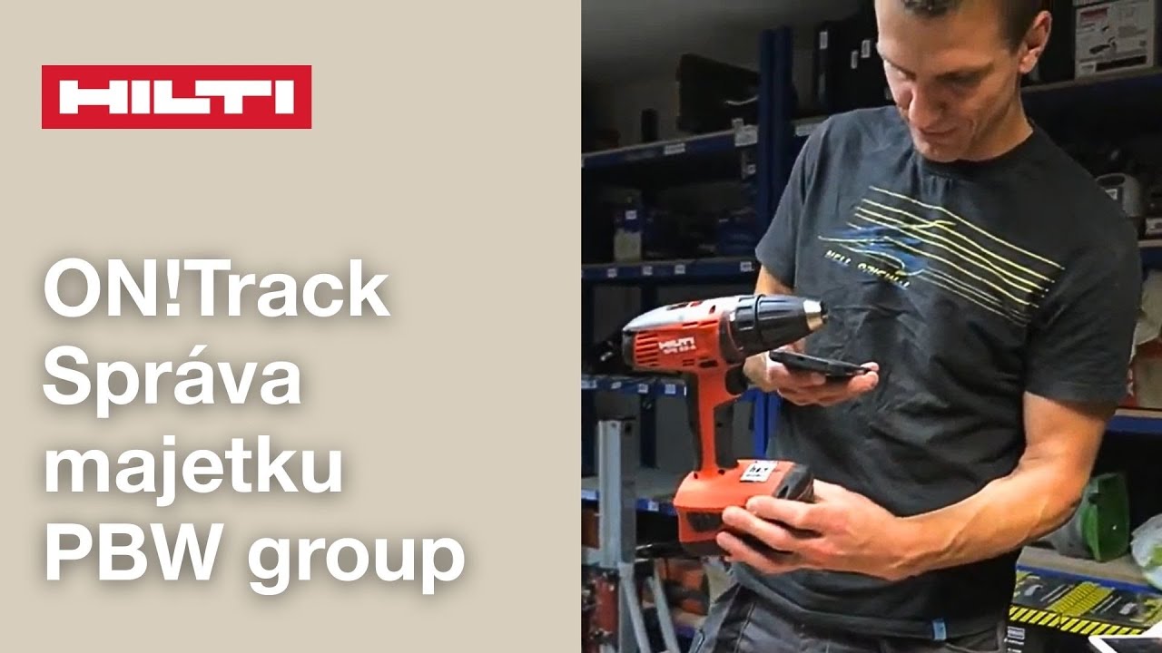 Hilti ON!Track - Přehledná správa majetku (PBW group)