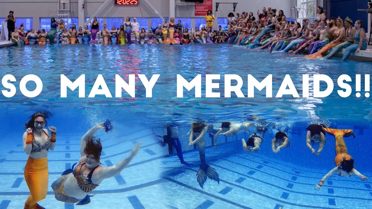 Swimming at MerMagicCon!