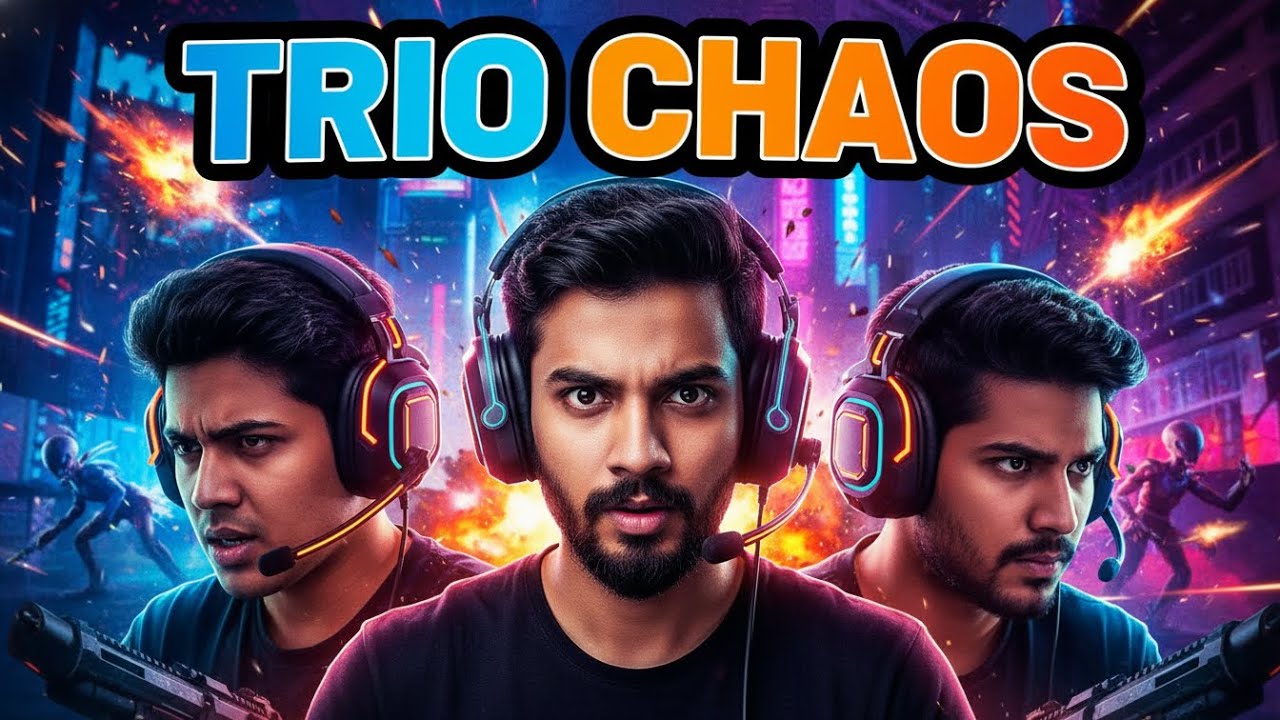 TRIO GAMEPLAY | Chaos, Clutches & Laughs 🎮