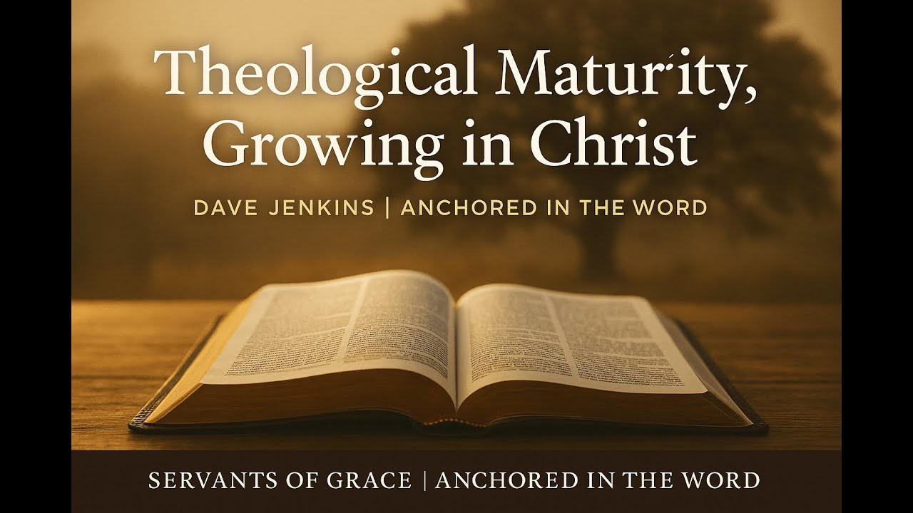 Theological Maturity, Growing in Christ | Anchored in the Word with Dave Jenkins
