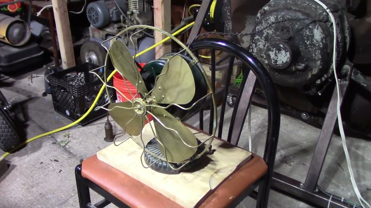 Antique 1898 Westinghouse Tesla Table Fan Overview and Demo!