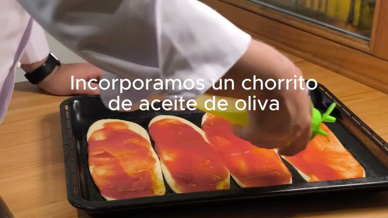 LENGUAS DE PIZZA: receta FÁCIL paso a paso (SIN FERMENTACIÓN)