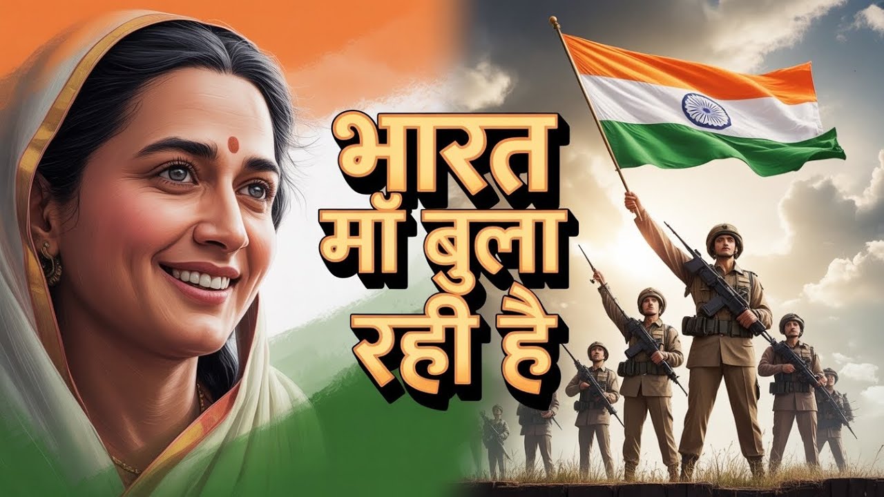 🇮🇳 Bharat Maa Bula Rahi Hai 🇮🇳 | Heart Touching Desh Bhakti Song | Indian Army Tribute #deshbhakti 