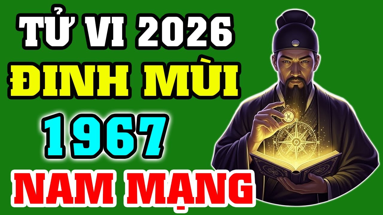 Tử Vi Năm 2026 Tuổi Đinh Mùi 1967 Nam Mạng | Vận Trình Khởi Sắc, Tài Lộc Vượng Phát