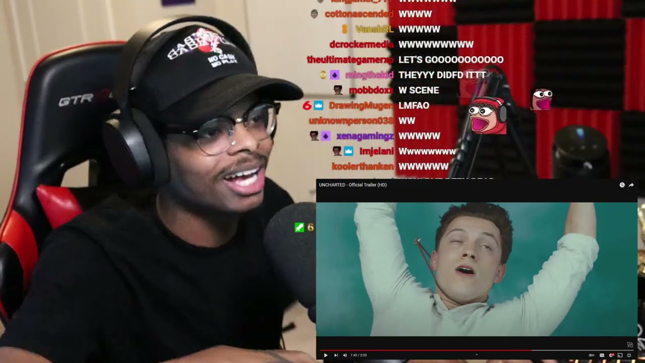 ImDontai Reacts To Uncharted Movie Trailer