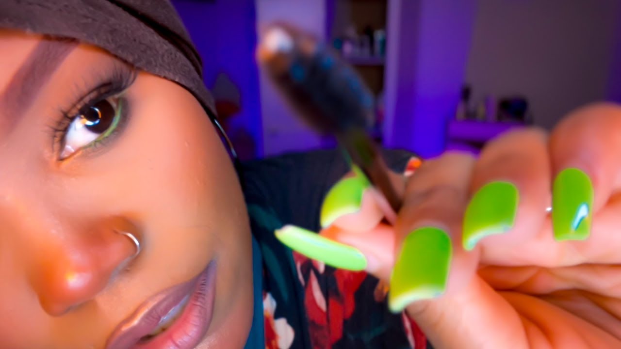 ASMR | Doing Your Eyebrows (Up Close Personal Attention) (ft.Dossier)