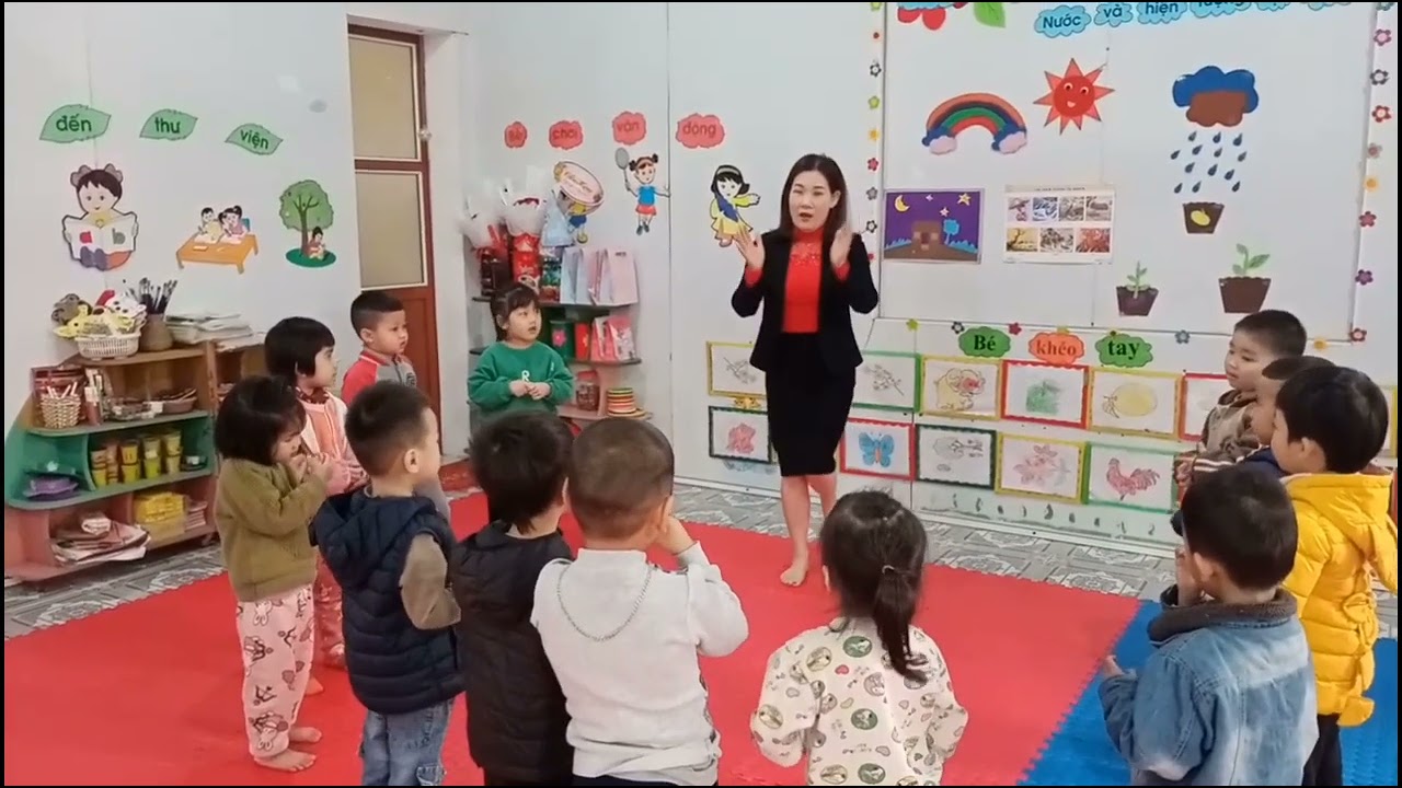 trò chơi vận động mưa to mưa nhỏ GV nguyễn thị phượng