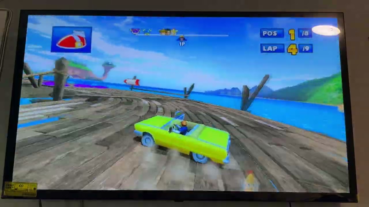Sonic sega all stars racing ocean ruin B.D Joe gameplay