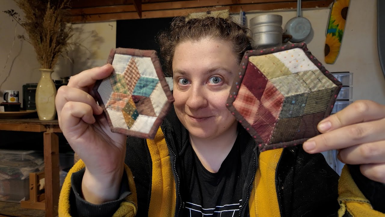 I made some quilt coasters