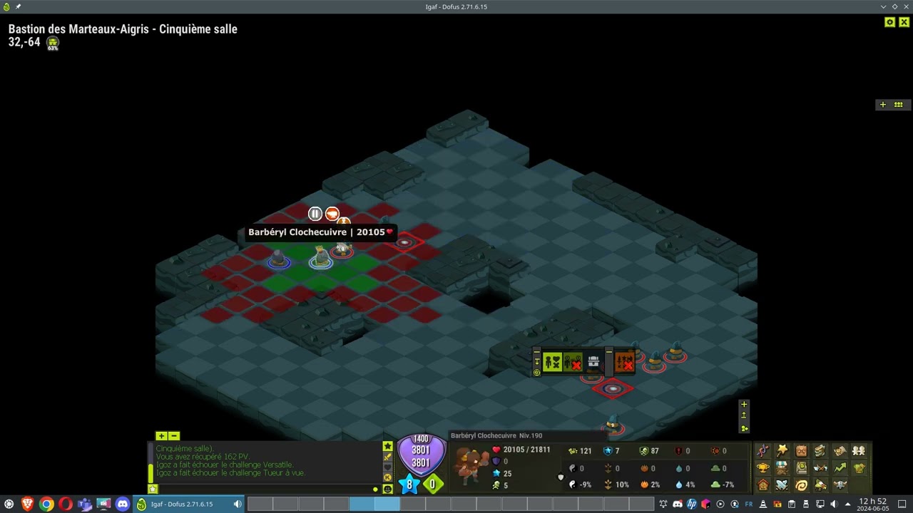 Farm BARBERYL (BOSS) - TEAM XELOR DOFUS