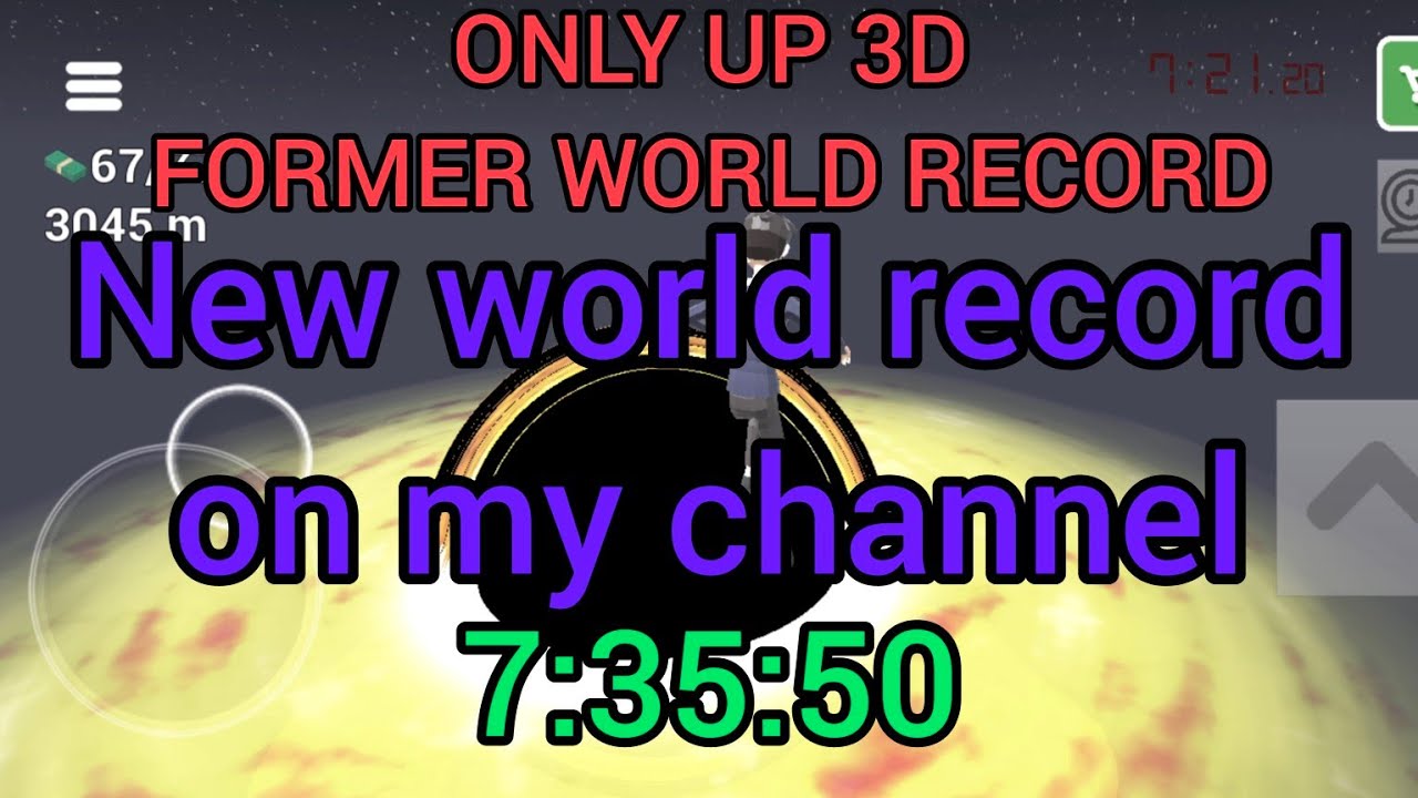 ONLY UP! 3D PARKOUR - FORMER WORLD RECORD - 3000m | 7:35.50 | ONLY UP! 3D PARKOUR SPEEDRUN