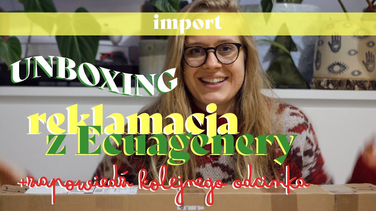 🌍📦 Unboxing roślinny | Ecuagenera - uznana reklamacja | philodendron el choco red