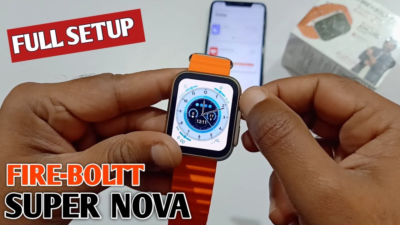 Fire boltt supernova full setup | how to connect smartwatch to phone | Fire-boltt