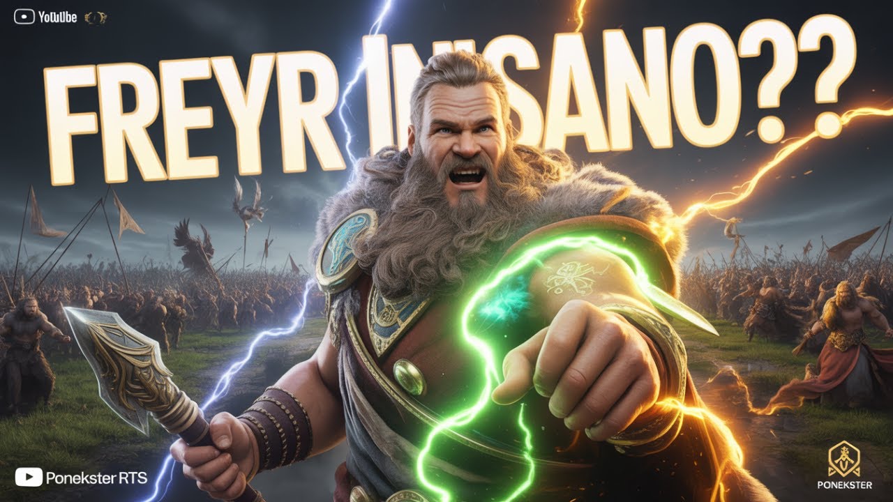 🚨 FREYR 1v1 RANKED: DOMINAÇÃO ABSOLUTA OU HUMILHAÇÃO EPICA? (LIVE AGORA) | Age of Mythology Retold