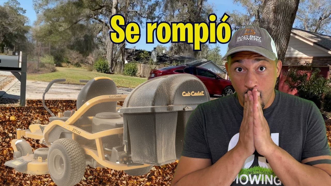 ¡ESTALLÓ! 💥 La limpieza de hojas que DESTRUYÓ nuestra cortadora de césped