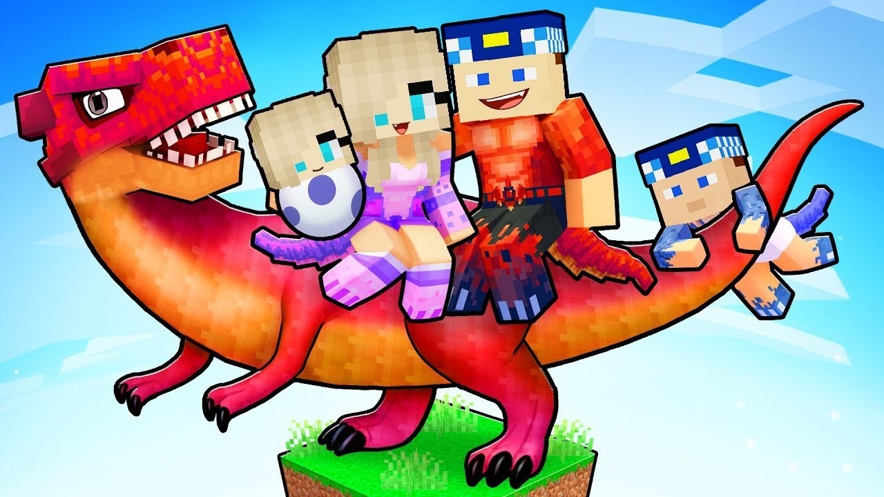 DİNOZOR AİLE OLDUK FİLMİ! -Minecraft