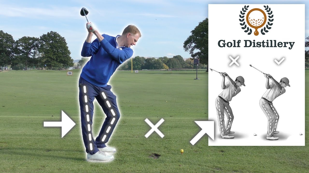 KEEP KNEE FLEX CONSTANT - Don't Lock your Right Knee in the Backswing