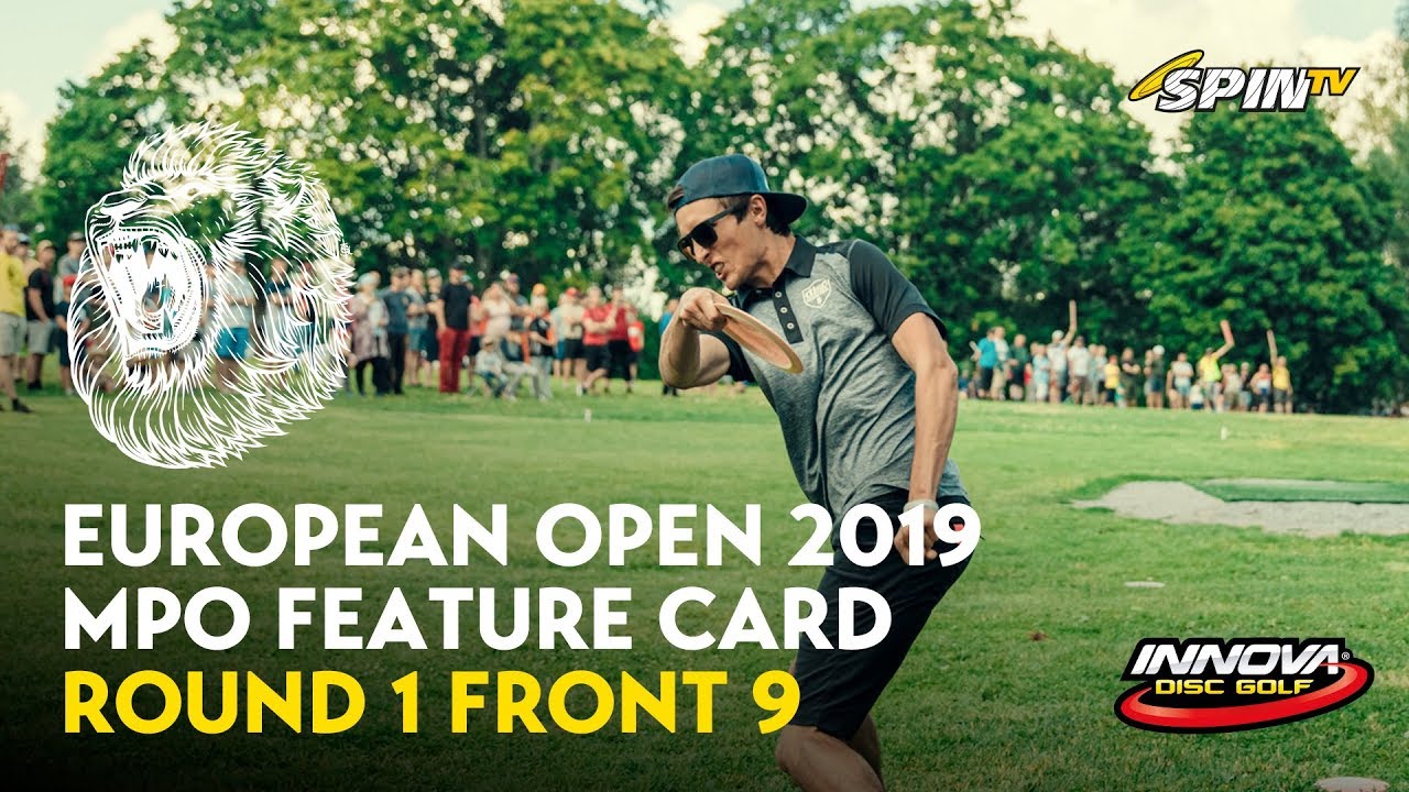European Open 2019 MPO Feature Card, раунд 1, первые 9 (Джонс, Лизотт, Макмахон, Макбет)