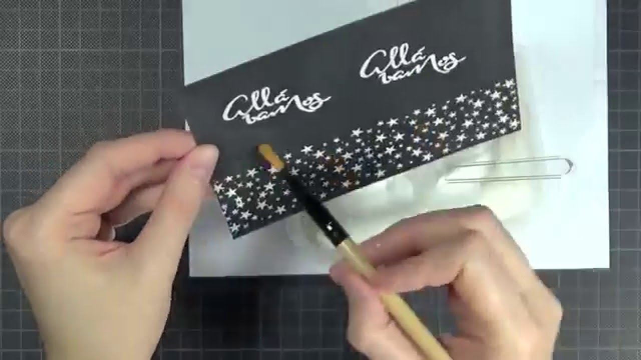 Comparación polvos para ayudar en el embossing