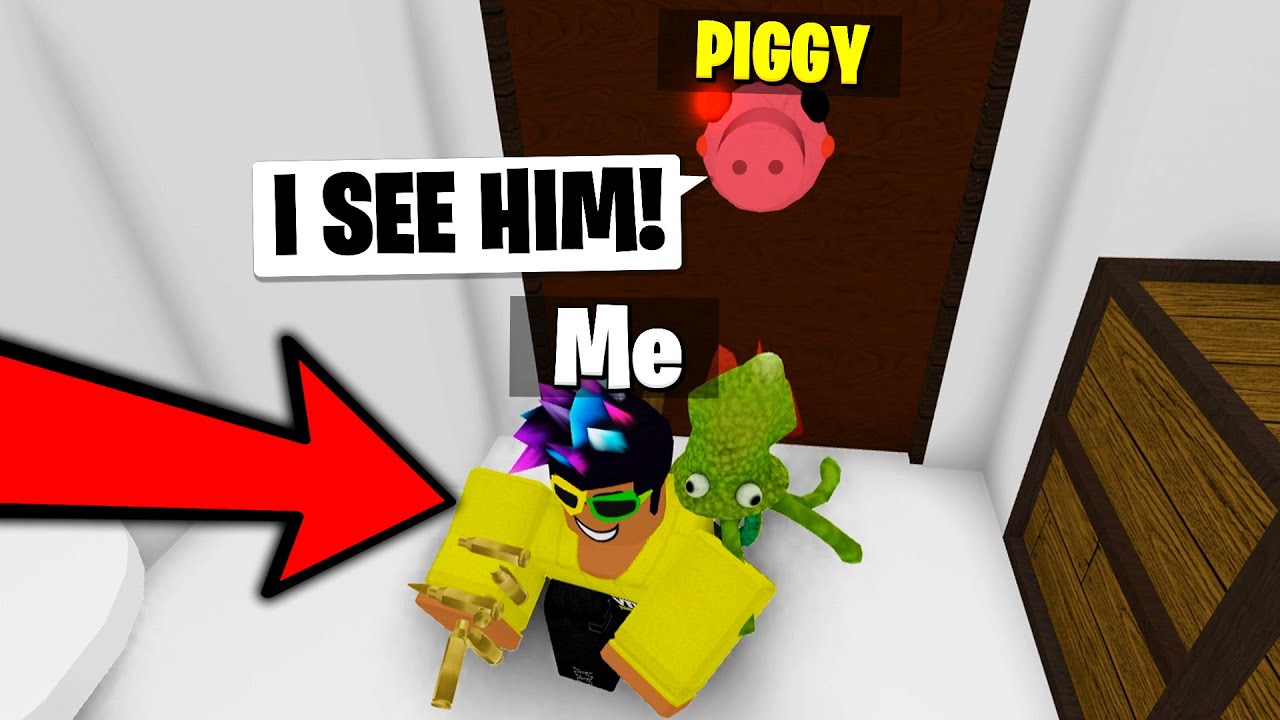 Piggy hide and seek but i used hacks.. (Piggy Build Mode)