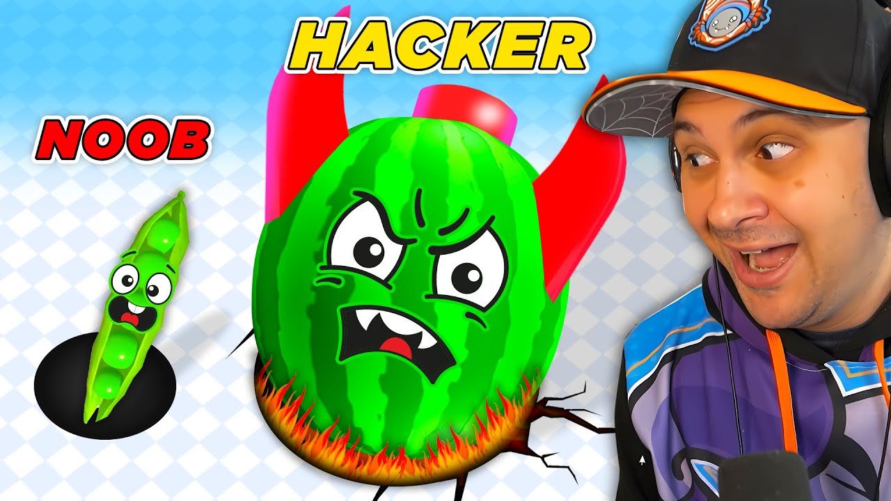 Unlocking MAX LEVEL FOOD POWER in Hole And Fill