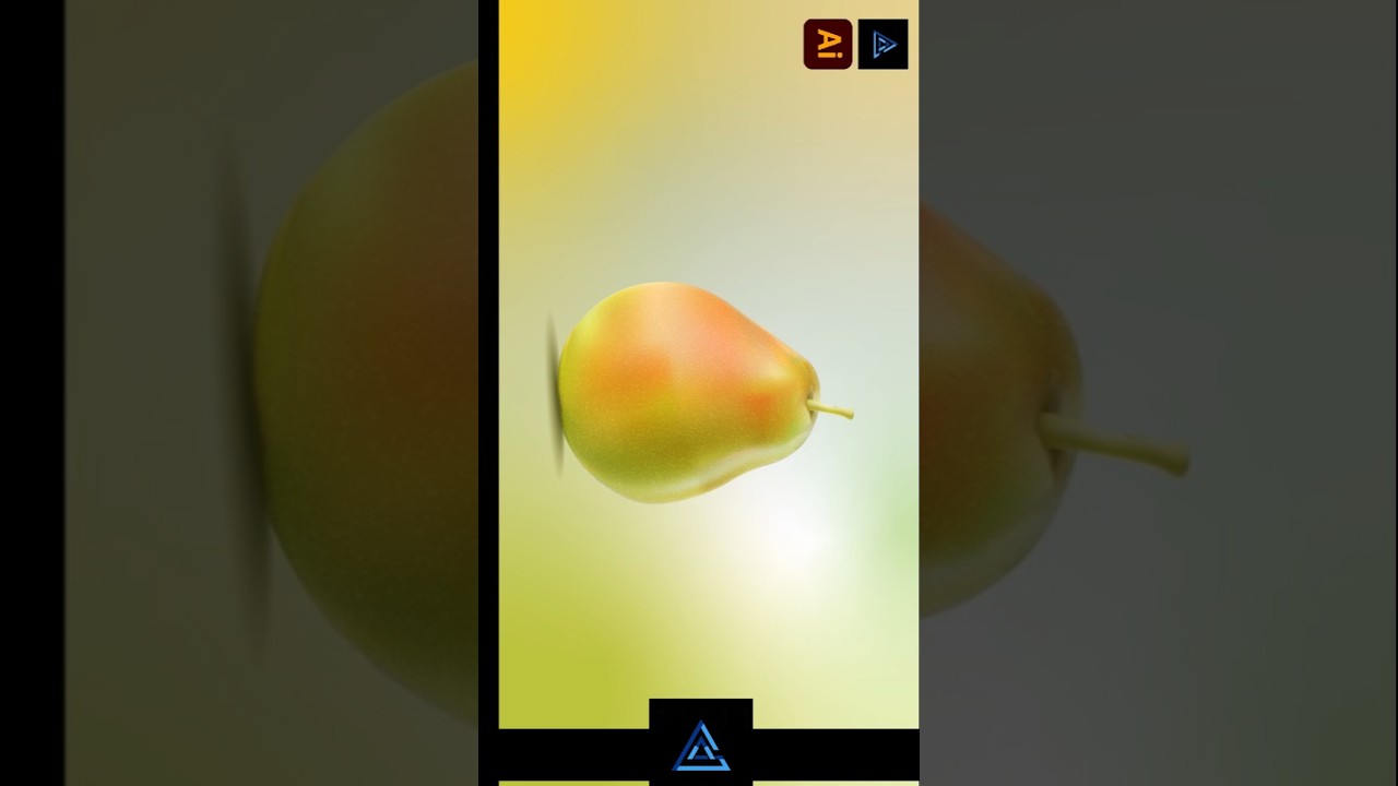 ILLUSTRATOR CC EXPERT Shares Top Pear Vector Techniques! #shorts #adobeillustrator #viralshorts