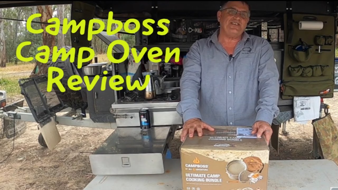 How to Season a Camp Oven  - CampBoss Camp Oven from All 4 adventure Seasoning and Review.