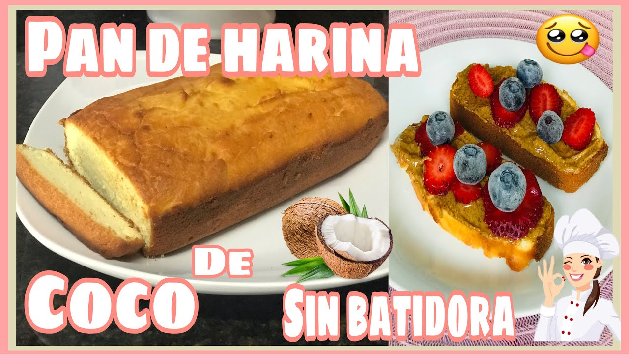 COMO PREPARO PAN DE HARINA DE COCO| SIN BATIDORA